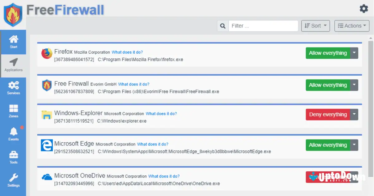 Download Firewall untuk PC Gratis Uptodown 2026 screenshot 2
