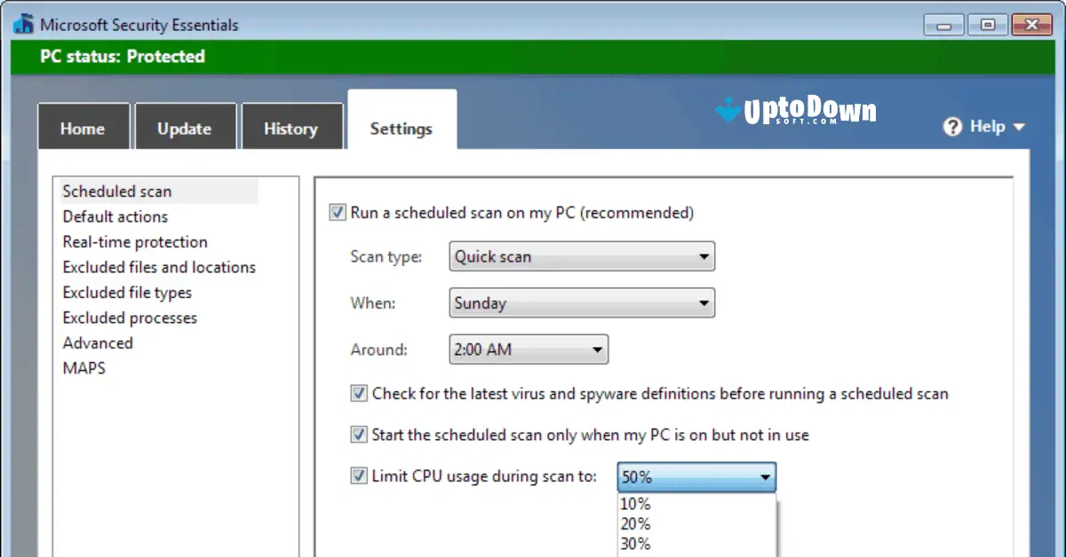 Download Microsoft Security Essentials (32-bit) (Versi Terbaru 2026) screenshot 2