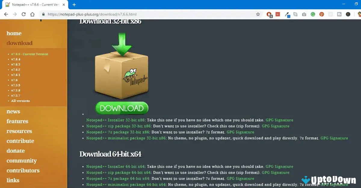 Download Notepad++ (32-bit) (Versi Terbaru 2026) screenshot 2