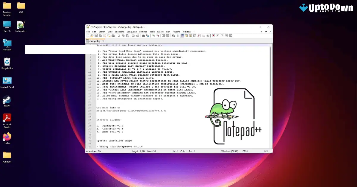 Download Notepad++ (64-bit) (Versi Terbaru 2026) screenshot 2