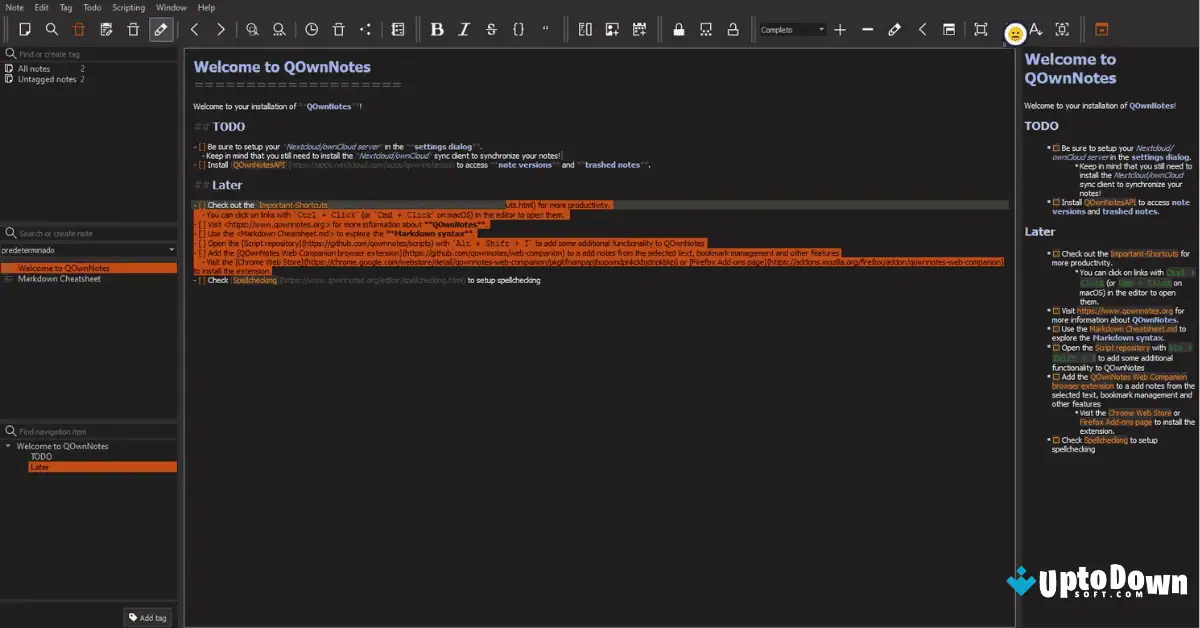 Download QOwnNotes untuk Mac Uptodown 2026 screenshot 2