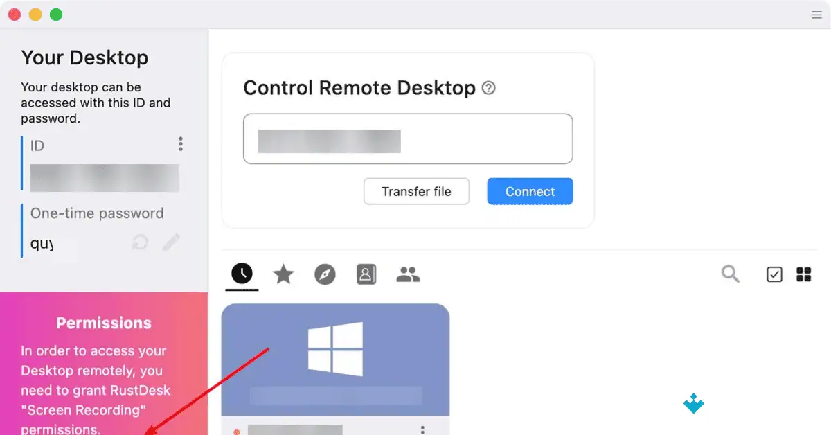 Download RustDesk untuk Mac (Versi Terbaru 2026) screenshot 1
