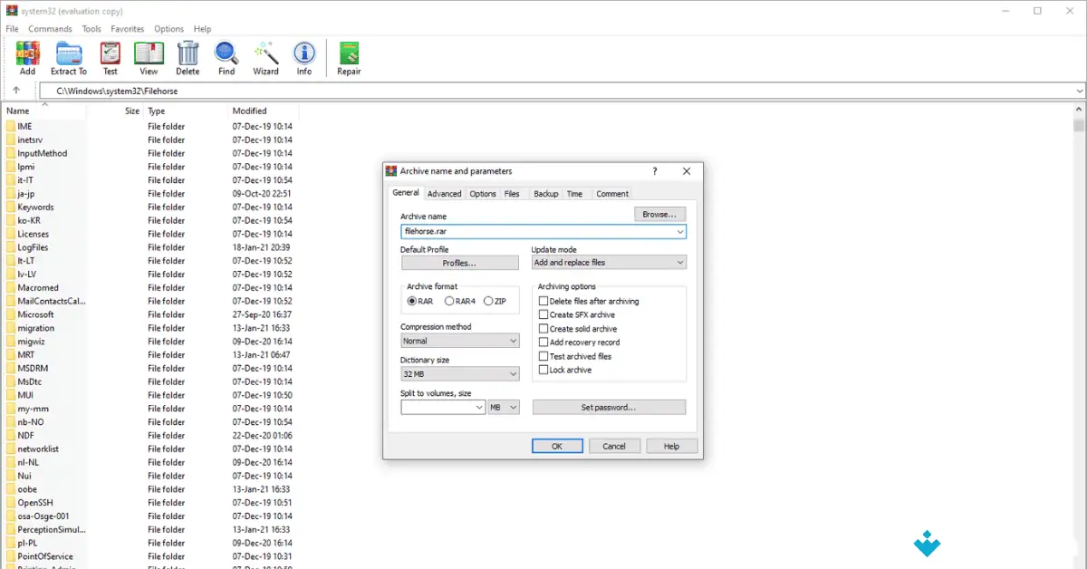 Download WinRAR (32-bit) (Versi Terbaru 2026) screenshot 1